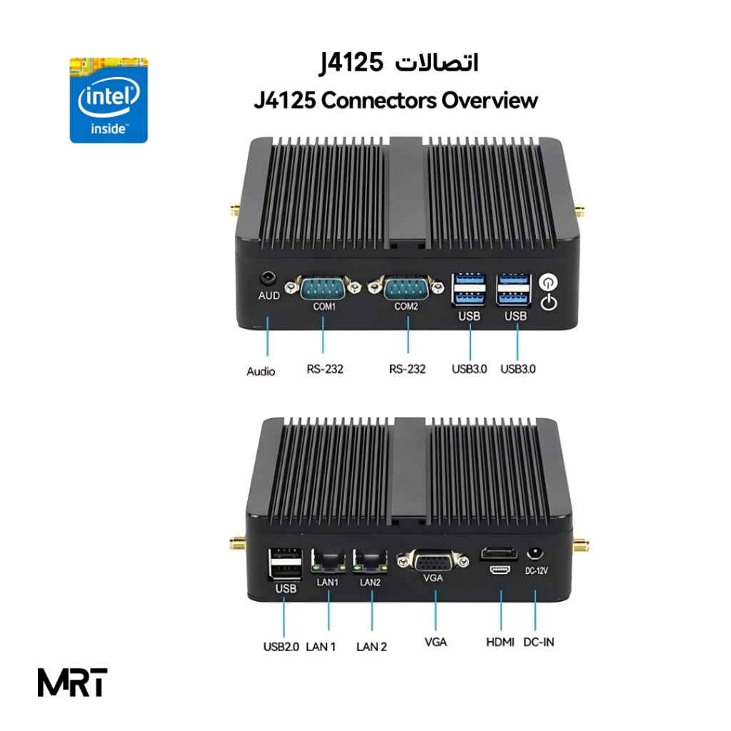 تین کلاینت مدل j4125 پردازنده CPU celeron j4125